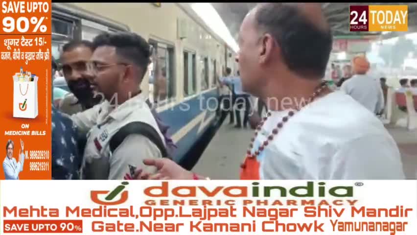 #12053 #अमृतसर #जनशताब्दी #एक्सप्रेस  #यमुनानगर #रेलवे #स्टेशन पर एक #बड़े #हादसे का #शिकार होने से #बची.