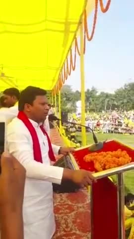 #बिहार प्रदेश #भागीदारी_पार्टी के राष्ट्रीय प्रमुख महासचिव Dr. Mahesh Chandra Prajapati जी महारैली को संबोधित किए...