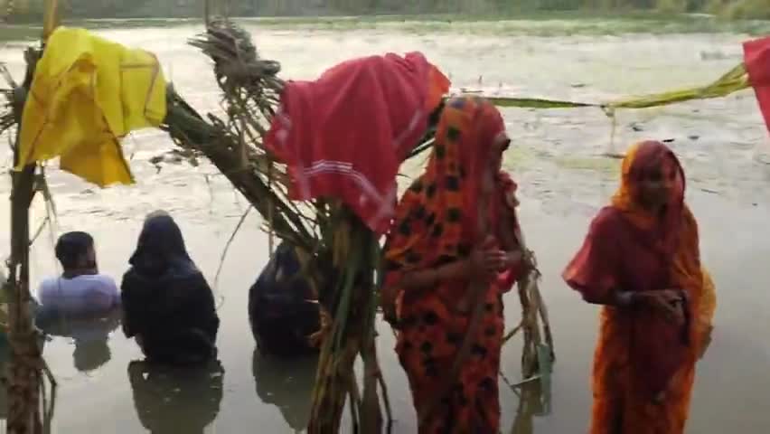 ग्राम मामदेव  में छठ पूजा संपन्न हुआ
लोगो ने बड़े धूम धाम से मनाया बिहार का महापर्व##छठ_घाट
