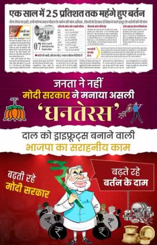 हाय रे भाजपाई मंहगाई, तूने कैसी आफत लायी

अच्छे दिन आएंगे कहकर भाजपा ने जनता की भावनाओं से खिलवाड़ किया है।
#BJP #BJPHataoDeshBachao 
#BJPFailsIndia #BJPFails