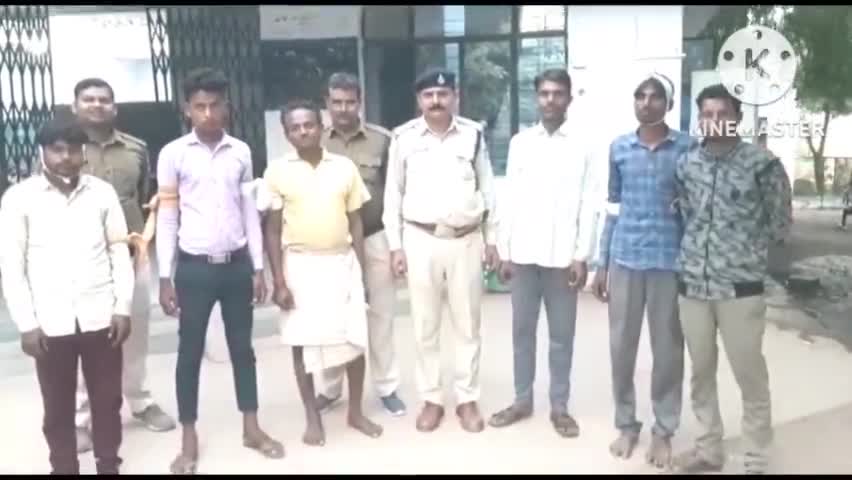 पिछोर#पिछोर थाना पुलिस ने 6 व्यक्तियों को गिरफ्तार कर भेजा जेल आए दिन करते थे झगड़ा आपसी जमीनी विवाद को लेकर