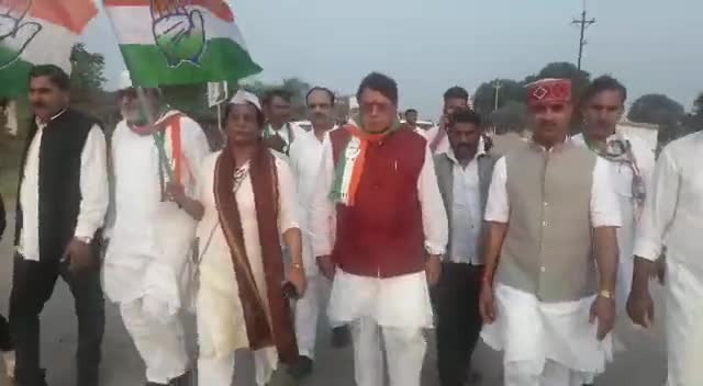 #भारत_जोडो_यात्रा #रीवा मे पूर्व मंत्री #मप्र आदरणीय #पी_सी_शर्मा जी एवं कांग्रेस जिलाध्यक्ष त्रियुगीनारायण शुक्ल जी ।