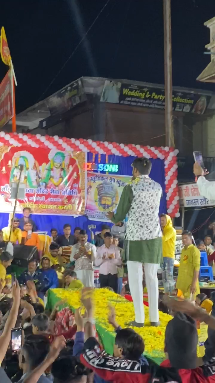 केला माता मंदिर समिति ब्यावरा द्वारा बाबा श्याम की भजन संध्या का आयोजन किया गया #जयश्रीश्याम  
 #ब्यावरा