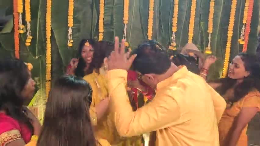 छोटे #भाई की #हल्दी के अवसर पे।