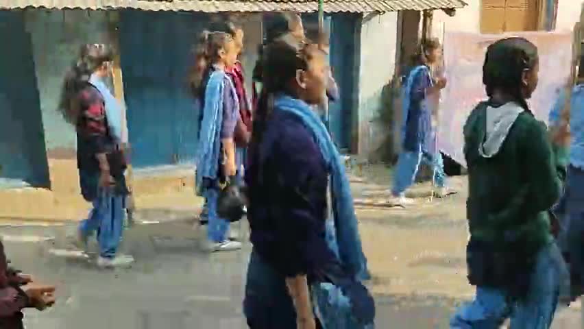 मनिहारी: कन्या मध्य विद्यालय मनिहारी के बच्चों ने संविधान दिवस पर निकाली जागरूकता रैली #नशामुक्ति #कटिहार #धीरजl #संविधान_दिवस