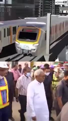 हर शहर जाम से परेशान है, मेट्रो से सफ़र करें, यही समाधान है।   #PatnaMetro #Reels #Bihar #NitishKumar