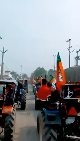 Sardarshahr : सरदारशहर : भाजपा का काफिला, सरदारशहर किसानों ने निकली रेली #sardarshahr #bjp #newslive