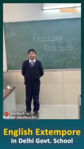 सिविल लाइन्स: Activities are organised in Delhi Schools that are enhancing students skills. English Extempore #education #delhischools