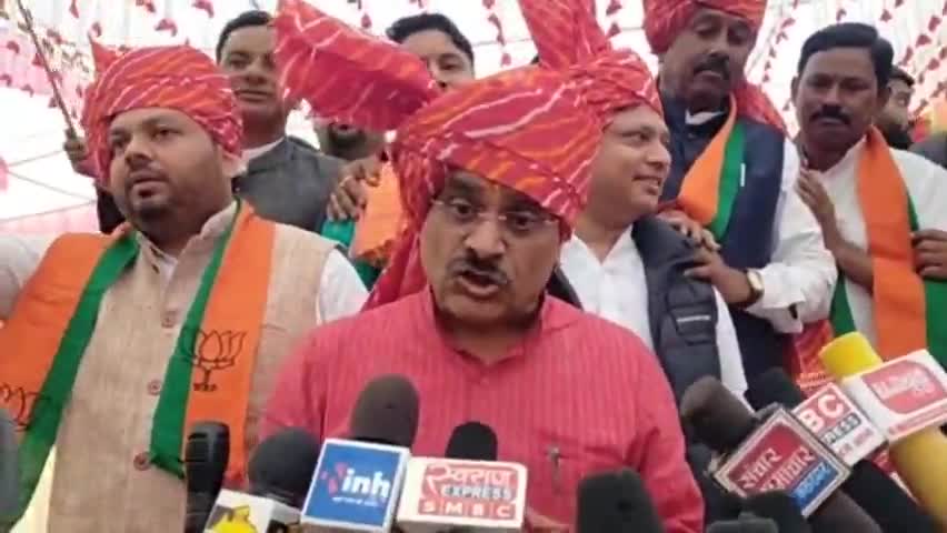 गंधवानी: भाजपा के प्रदेश अध्यक्ष विष्णुदत्त शर्मा ने जयस को बताया कांग्रेस की बी टीम #जयस #bjp