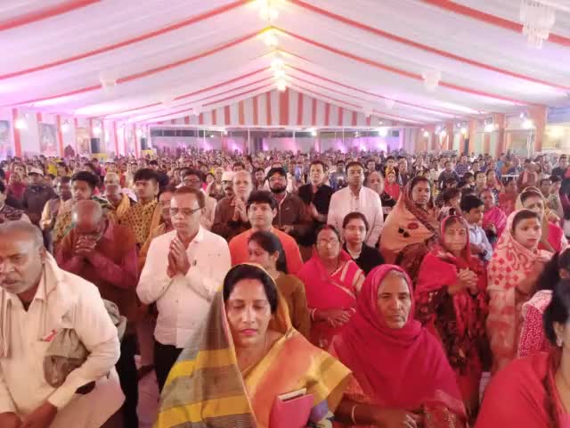 #सक्ती_विधानसभा के मुख्यालय #सक्ती नगर में राष्ट्रीय संत साध्वी दीदी   #ऋतंभरा जी के श्रीमुख से द्वितीय दिवस को भागवत कथा का रसपान किया एवं आरती में शामिल हुआ।