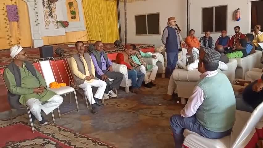 नगर पंचायत #तरकुलवा में आयोजित #किसान प्रतिनिधि #सम्मेलन में रहा।