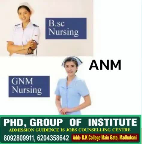 #BScNursing  #GNM #ANM   ..... Best career options right now,  
contact Number 6204358642 +91 80928 09911 
PHD Group Madhubani