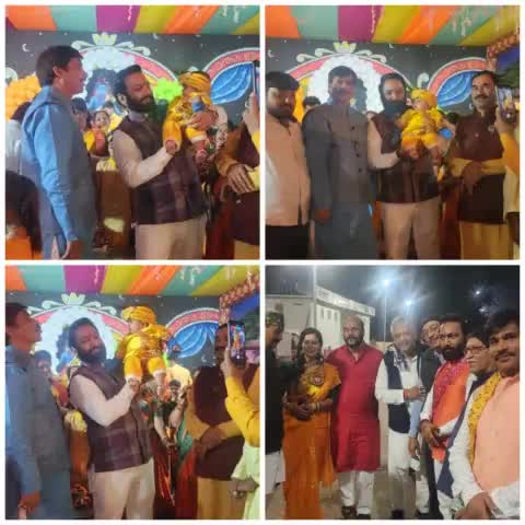 दिनांक 21 दिसंबर 2022 को #कोटा #रायपुर में #एक्स_आर्मी_फाउंडेशन द्वारा आयोजित #सर्वजन_कल्याणार्थ #श्रीमद्भागवत_सप्ताह_ज्ञान_यज्ञ में नन्हें नटखट #नंदलाल को खिलाने का अद्भुत आनंद प्राप्त हुआ। 
#राधे_राधे