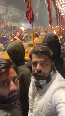 #गंगा_आरती #बनारस के असी घाट पर , गजब का दृश्य