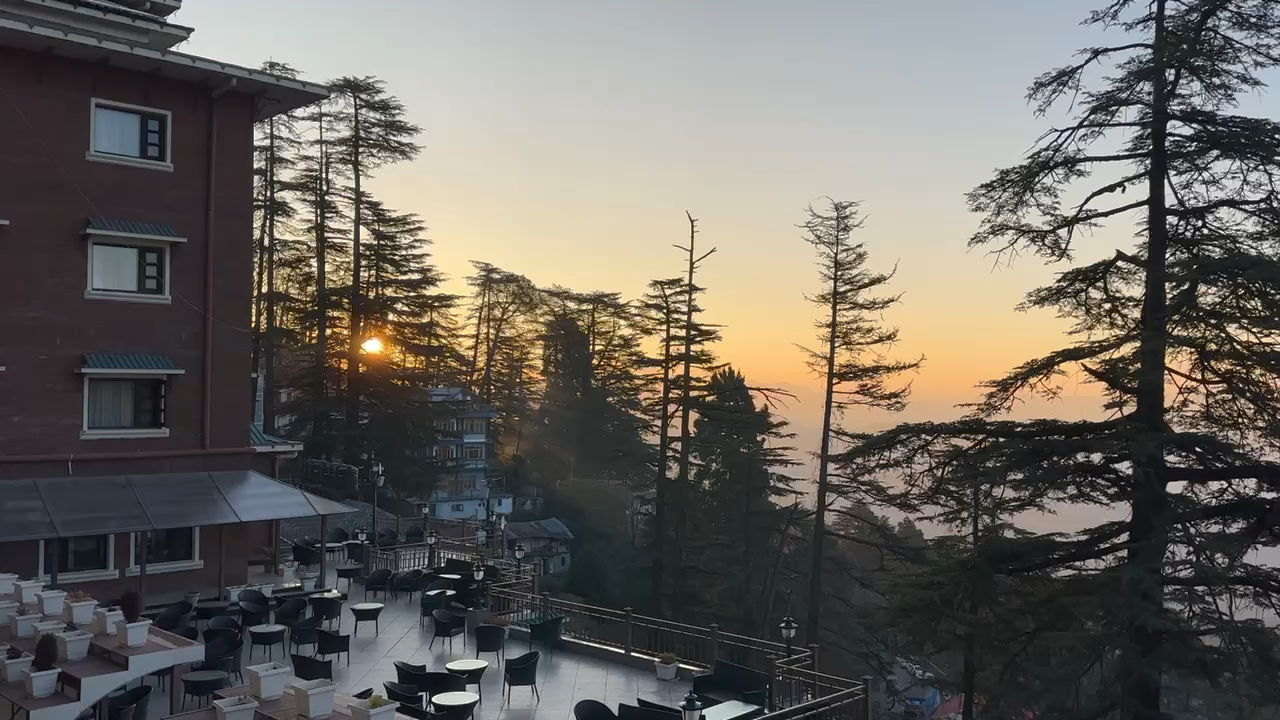 Glorious  Morning  in Shimla
 #shimla #travling