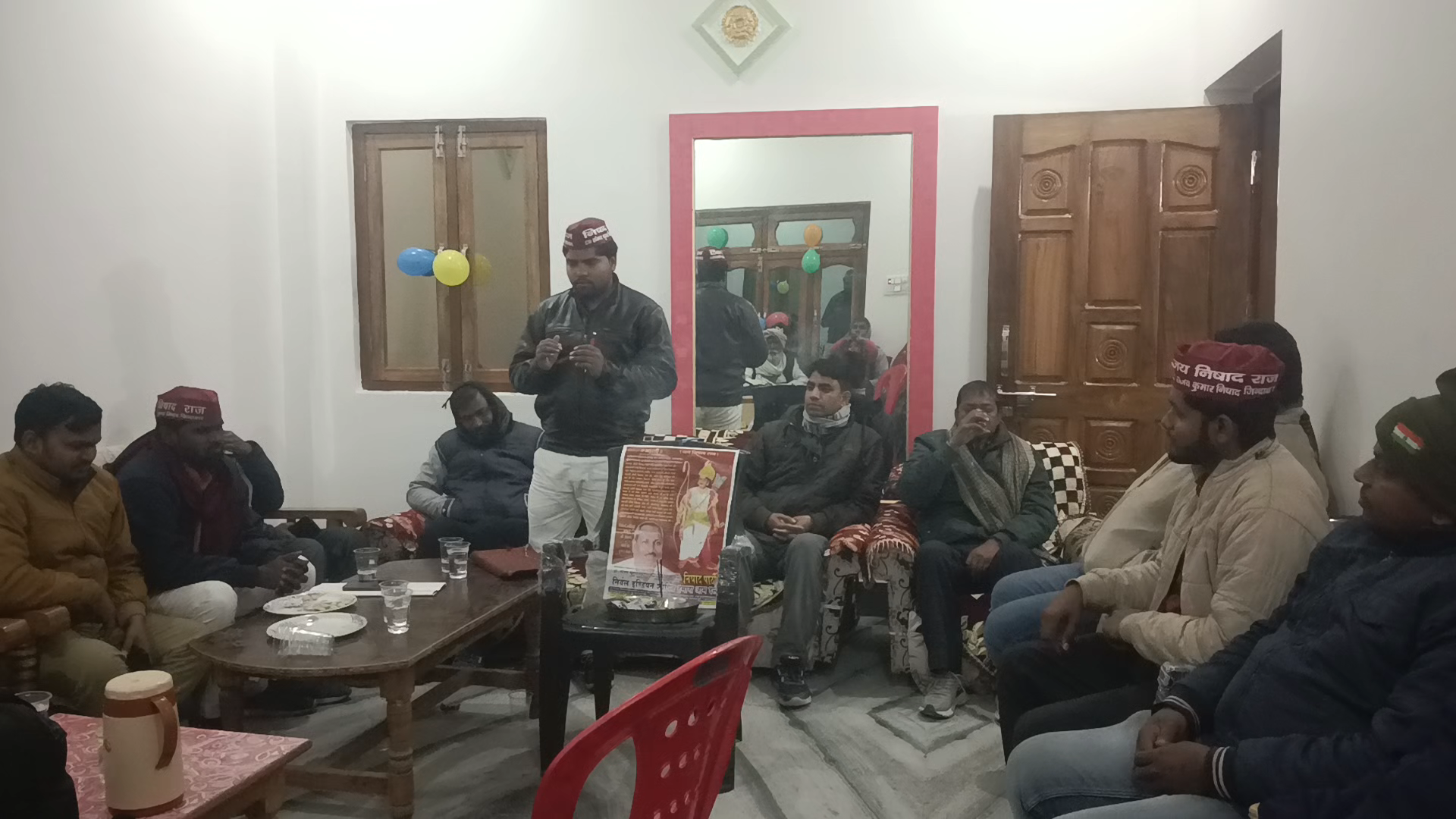 13 जनवरी 2023 संकल्प दिवस की तैयारी करते हुए गोरखपुर में ।
#nishadparty 
#dharamveerbro