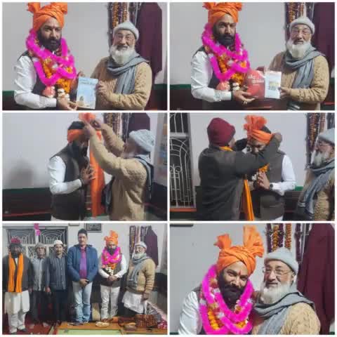 कल दिनांक 4 जनवरी 2023 को अखिल भारतीय भोजपुरी साहित्य सम्मेलन छत्तीसगढ़ इकाई के संस्थापक एवं प्रसिद्ध साहित्यकार डॉ. जौहर शफियाबादी जी के निवास पर जाना हुआ जहाँ मैंने उन्हें #यथार्थ_गीता भेंट की।