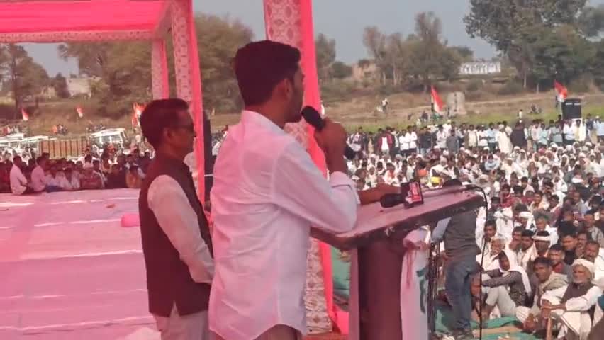 चंबल का पानी लाने के संघर्ष में भोपुर में आयोजित किसान महापंचायत में मेरा संबोधन
 #harimohanazad  #ERCP