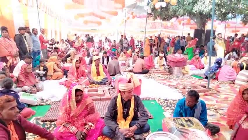 #राजधानी लखनऊ के विकासखंड माल ब्लॉक में किया गया सामूहिक विवाह का आयोजन।
दिनांक 31/01/2023