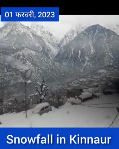 Fresh snow fall 3 in Kinnaur Himachal Pradesh 
#Snow #Snowinkinnaur #Snowfall
#SnowManali #SnowShimla