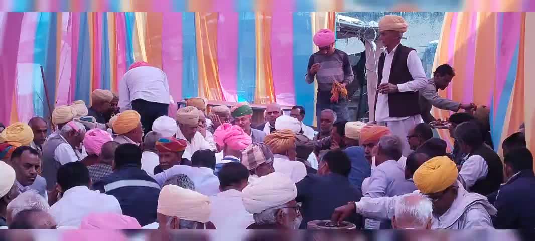 श्री हरिसिंह जी व सरपंच श्री जगदीशसिंह जी के माताजी की श्रद्धांजलि #सभा #सवाई_छोटी #सरदारशहर, जिला #चुरु #राजस्थान