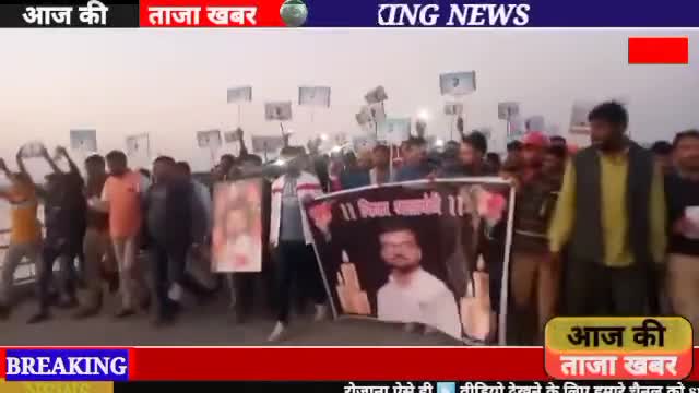 प्रयागराज: हत्या के विरोध में निकाला गया #कैन्डल #मार्च