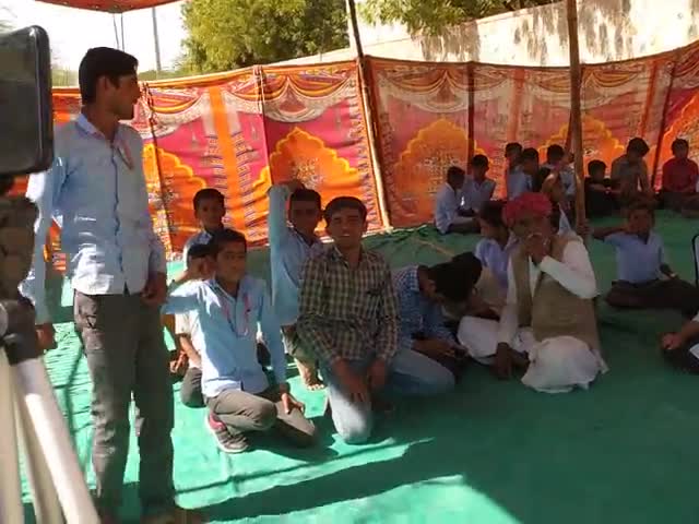 बाड़मेर: राजकीय माध्यमिक विद्यालय नांद के आगे धरना प्रदर्शन तीसरे दिन भी जारी है #हक की आवाज