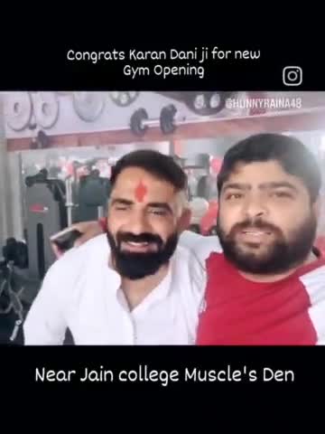 आज महाशिवरात्रि के पावन अवसर पर हमारे परम मित्र भाई कर्ण दानी जीने अपने नए #जिम का उद्घाटन किया जिसके लिए कर्ण दानी जी वह उनके परिवार को बहुत-बहुत बधाई
