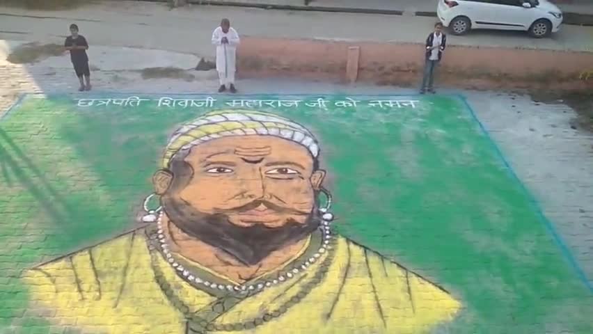 #छत्रपती_शिवाजी_महाराज_जयंती के शुभावसर पर गाँव #Bhadana #Jhajjar #Haryana की चौपाल से बेटी अंशुल शर्मा व उनके पिता मुके