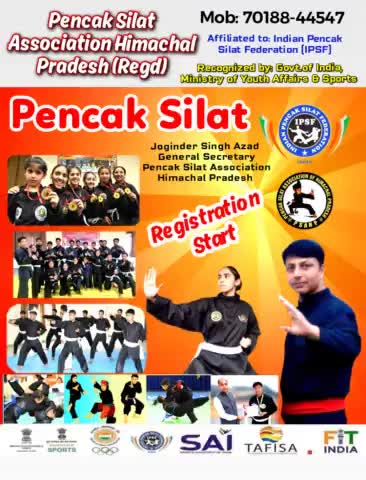 🌹Welcome to all🌹🤝Come & Join us🤝
Registration Start,Mob: 70188-44547 #Pencak_Silat_Association_of_Himachal_Pradesh
