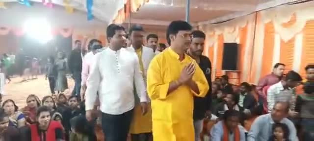 बैकुंठपुर-ग्राम कसरा में आयोजित श्रीमद्भागवत कथा मे भाजपा जिला उपाध्यक्ष आदरणीय #देवेन्द्र_तिवारी