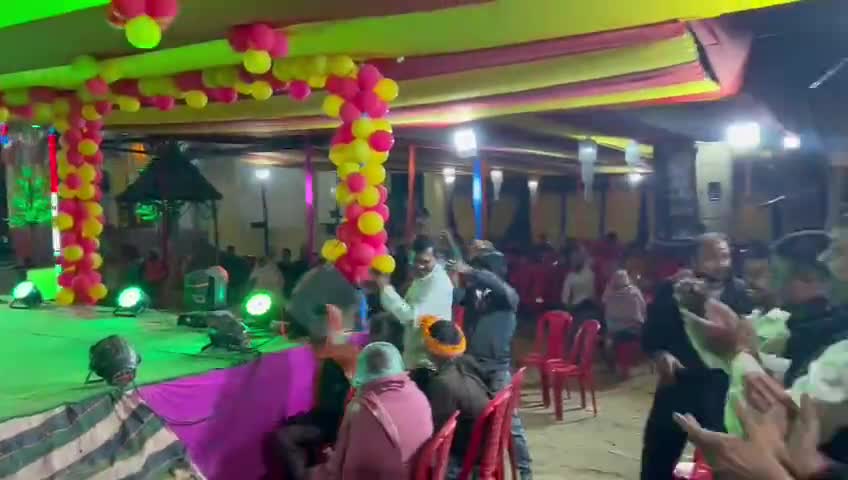 Holi मिलन समारोह आयोजित किया गया #सोनपुर में रमेश यादव जी के द्वारा।।