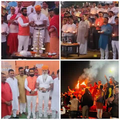 आज दिनांक 7 मार्च 2023, मंगलवार को फ़ागुन की सम्पूर्ण उत्सव धर्मिता के साथ #खारुन_गंगा_मैया_एवं_हटकेश्वर_महादेव_की_महाआरती पूर्णिमा की संध्या पर #महादेव_घाट, रायपुर में संपन्न हुई।