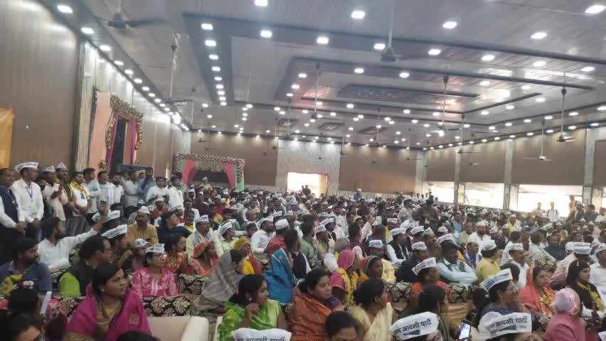 रीवा में उमड़ा जनसैलाब #aamadamiparty