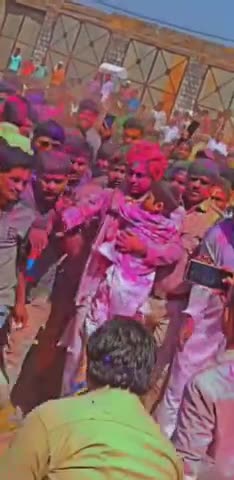 raghogarh me holi #publc