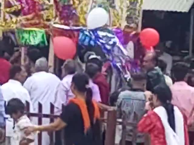 लीलाशाह महाराज की निकाली गई धूमधाम से शोभायात्रा। नदबई भरतपुर।#viral_news