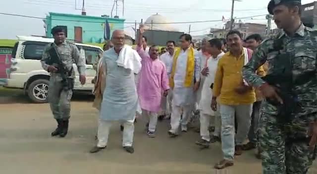 #कैमूर जिला के मोहनिया में केंद्रीय गृह राज्य मंत्री नित्यानंद राय  कार्यकर्ताओं और गया स्नातक निर्वाचन क्षेत में वोटर