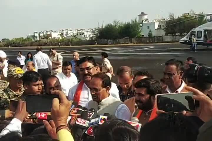 छिंदवाड़ा अमित शाह के दौरे का मध्य प्रदेश के मुखिया शिवराज सिंह चौहान ने आ कर लिया जायजा क्या कहे प्रेस #shivrajchouhan