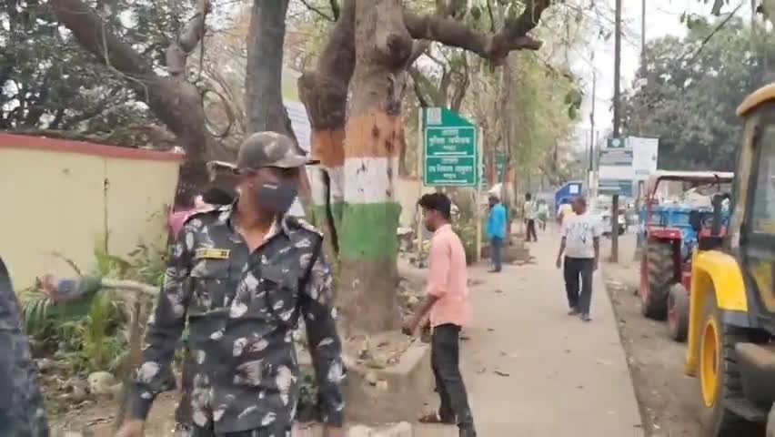 शहरवासियों को #जाम से मुक्ति दिलाने के लिए #प्रशासन ने कराया #अतिक्रमणमुक्त