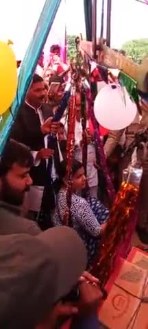 #मऊरानीपुर : विधायक #रस्मीआर्य Pappu seth.. का सम्मान समारोह एवं तुला दान महोत्सव किया गया 🦋🦋
