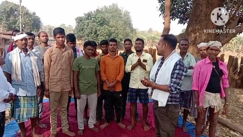 पखांजूर: #मंतुराम #पवार समर्थक दल पहुंचा ग्राम हुर्रा पिंजोड़ी,तमिलनाडु में फंसे मजदूरों से की वार्तालाप- नीरज