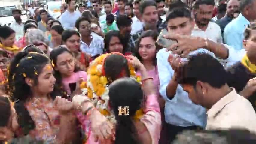 गुलाबगंज: @#जनसैलाब स्वागत अभिनंदन 🙏