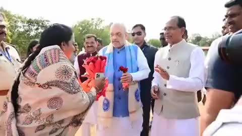 केंद्रीय गृहमंत्री श्री #AmitShah जी महाविजय का उद्घोष करने आज छिंदवाड़ा पधारे। #AmitShahInChhindwara