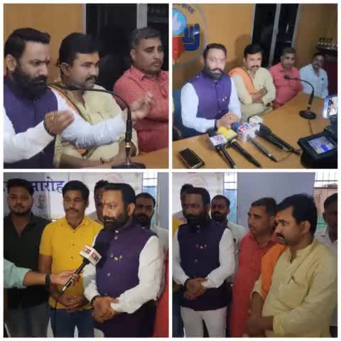 आज दोपहर 1 बजे प्रेस क्लब रायपुर में आयोजित #प्रेस_वार्ता में दिनांक 27 एवं 28 मार्च 2023 को करणी सेना परिवार छत्तीसगढ़ द्वारा आयोजित चैत्र नवरात्रि एवं चैत्र छठ महापर्व के आयोजन के संबंध में जानकारी दी गई।
