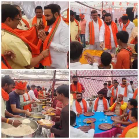 #राम_नवमी के पावन अवसर पर #भनपुरी_रायपुर में आयोजित भण्डारे में उपस्थित होकर प्रसादी का वितरण करने एवं प्रसादी ग्रहण करने का सौभाग्य प्राप्त हुआ। प्रभु #श्रीराम की कृपा समस्त संसार पर बनी रहे।