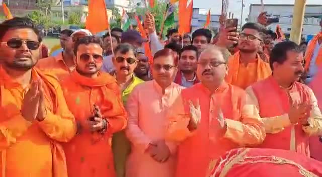 विश्व हिन्दू परिषद #बजरंगदल #मधुबनी के द्वारा #रामनवमी के शुभ अवसर पर सामुहिक हनुमान चालीसा का पाठ का आयोजन किया गया...