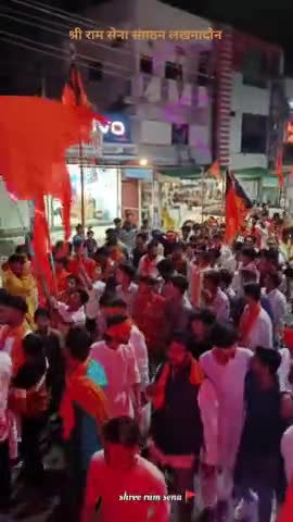 लखनादौन: श्री राम सेना संगठन लखनादौन के तत्वा धान में निकली गई भव्य शोभा यात्रा #shreeramsena #viral #bhagwa