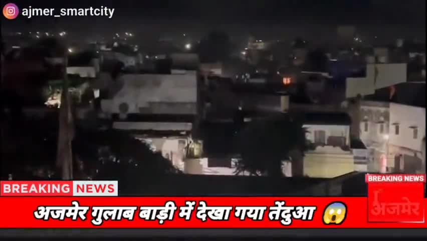 #Ajmer से बड़ी खबर, रिहायशी इलाको में घुसा तेंदुआ #ajmernews