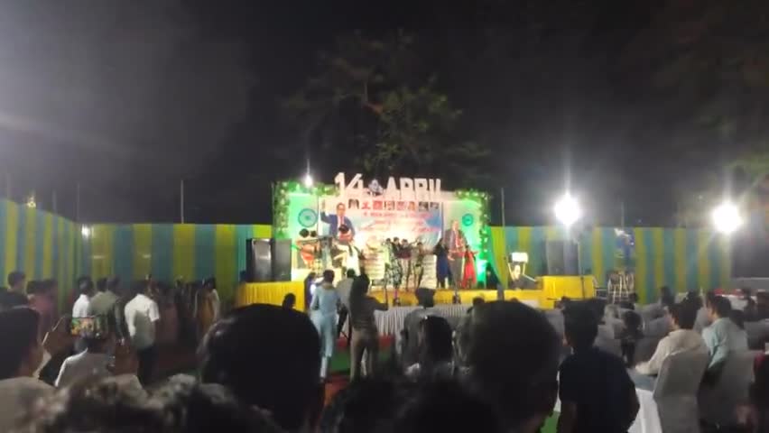#भीमराव अंबेडकर की #जयंती रेलवे कॉलोनी बिलासपुर  में बड़े ही अच्छे से मनाया गया, #सांस्कृतिक कार्यक्रम, व भोजन व्यवस्था