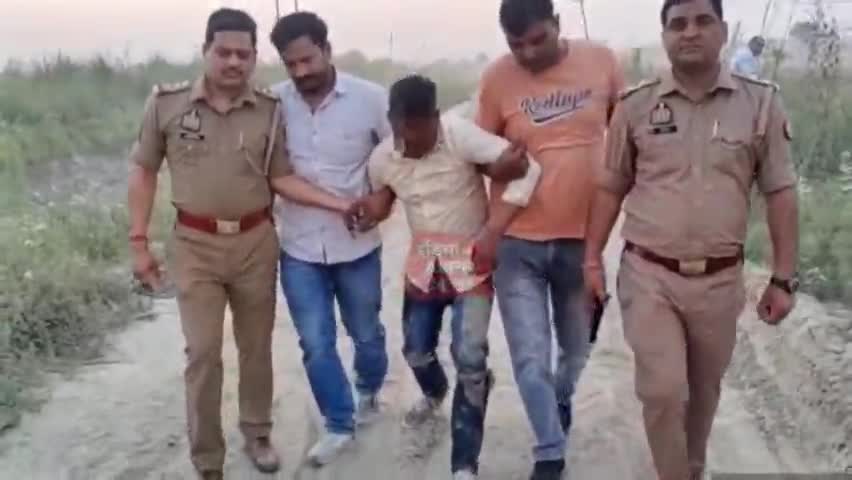 Hapur: मिर्ची गैंग का सदस्य 25 हजार ईनामी बदमाश पुलिस मुठभेड़ में गिरफ्तार। #Hapurpolice